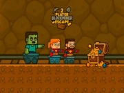 2 Player BlockMiner Escape Online two-player Games on NaptechGames.com