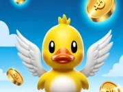 A Duck Collecting Coins Online animal Games on NaptechGames.com
