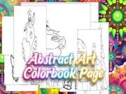 Abstract Art Colorbook Page Online coloring Games on NaptechGames.com