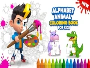 Alphabet Animal Coloring Book for Kids Online coloring Games on NaptechGames.com