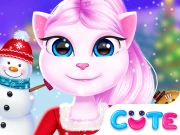 Angela Christmas Dress up Game Online Girls Games on NaptechGames.com