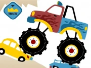 Animal Monster Trucks Difference Online Puzzle Games on NaptechGames.com