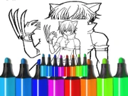 Anime Boys Coloring Pages Online junior Games on NaptechGames.com