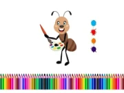 Ant Color Magic Online coloring Games on NaptechGames.com