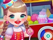 Baby Selling Candy Day Online Hypercasual Games on NaptechGames.com