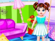 Baby Taylor Messy Home Cleaning Online Hypercasual Games on NaptechGames.com