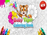 Baby Tiger Coloring Book Online coloring Games on NaptechGames.com
