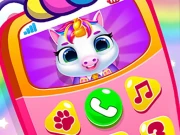 Baby Unicorn Phone Online Hypercasual Games on NaptechGames.com