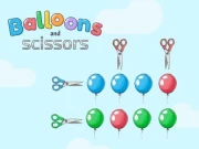 Balloons and scissors Online Hypercasual Games on NaptechGames.com