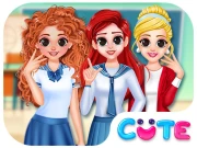 BFF Princess Back To School Online Girls Games on NaptechGames.com