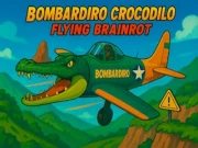 Bombardiro Crocodilo Flying Brainrot Online airplane Games on NaptechGames.com