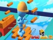 Brick Rush 3D Online runner Games on NaptechGames.com