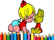 BTS Baby Girl Coloring Online Art Games on NaptechGames.com
