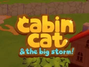Cabin Cat Storm Survivor Online Adventure Games on NaptechGames.com