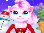 Cat Girl Christmas Decor Game Online Dress-up Games on NaptechGames.com