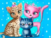 Cat Hair Salon Online Girls Games on NaptechGames.com