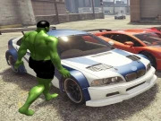 Chained Car vs Hulk Game Online Arcade Games on NaptechGames.com