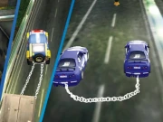 Chained Impossible Driving Police Cars Online Racing & Driving Games on NaptechGames.com