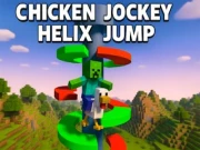 Chicken Jockey Helix Jump Online action Games on NaptechGames.com