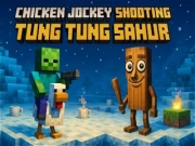 Chicken Jockey Shooting Tung Tung Sahur Online addictive Games on NaptechGames.com