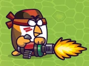 Chicken Wars: Merge Guns Online Shooting Games on NaptechGames.com