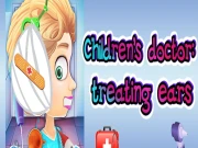 Children's doctor: treating ears Online Care Games on NaptechGames.com