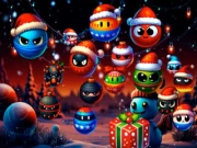 Christmas Rush : Red and Friend Balls Online Adventure Games on NaptechGames.com