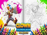 Clown Coloring Book for Adults Online coloring Games on NaptechGames.com