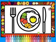 Color and Decorate Dinner Plate Online Girls Games on NaptechGames.com