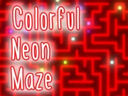 Colorful Neon Maze Online Puzzle Games on NaptechGames.com