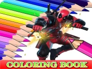 Coloring Book for Deadpool Online Puzzle Games on NaptechGames.com