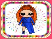 Coloring Book Game To Draw a Cute Creative Dolls Online Girls Games on NaptechGames.com
