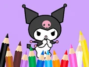 Coloring Book: Kuromi Carries Bag Online education Games on NaptechGames.com