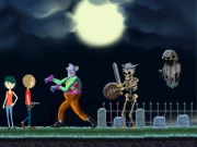 Creepy Clowns in the Graveyard Online Adventure Games on NaptechGames.com