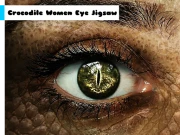 Crocodile Women Eye Jigsaw Online Puzzle Games on NaptechGames.com