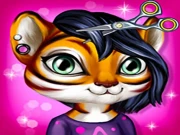 Cute Animal Hair Salon Online Hypercasual Games on NaptechGames.com