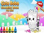 Cute Boba Coloring Book for Kids Online coloring Games on NaptechGames.com