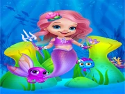 Cute Mermaid Girl Dress Up Online Girls Games on NaptechGames.com