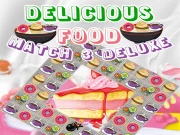 Delicious Food Match 3 Deluxe Online Match-3 Games on NaptechGames.com