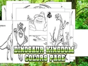 Dinosaur Kingdom Colors Page Online coloring Games on NaptechGames.com