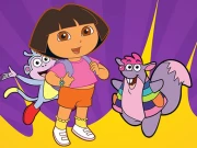 Dora Coloring Book Online Puzzle Games on NaptechGames.com