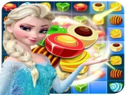 Elsa Sweet Candy match-3 Online Puzzle Games on NaptechGames.com