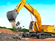 Excavator Crane Driving Sim Online driving Games on NaptechGames.com