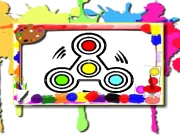 Fidget Spinner Coloring Book Online Art Games on NaptechGames.com
