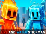 Fire and Water Stickman Online two-player Games on NaptechGames.com