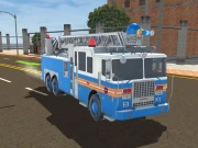 Fire Truck Driving Simulator 2024 Online Action Games on NaptechGames.com