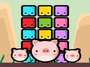 Fourtris Saving Pigs Online Puzzle Games on NaptechGames.com