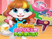 Funny Angela Haircut Online Dress-up Games on NaptechGames.com