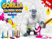 Gorilla Coloring Book for Kids Online coloring Games on NaptechGames.com
