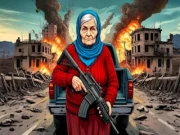 Grandma with Machine-Gun Apocalypsis Online first-person-shooter Games on NaptechGames.com